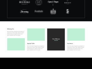高效获取资源 企业咖啡饮品网站界面设计模板推荐